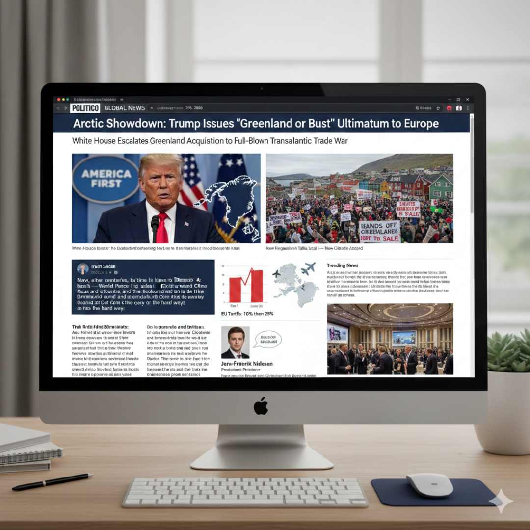 Trump Issues "Greenland or Bust" Ultimatum to Europe