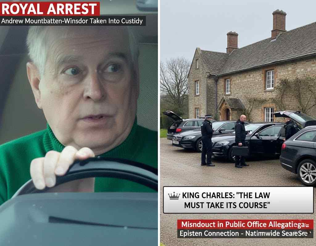 Andrew Mountbatten-Windsor Arrested: King Charles Declares ‘Law Must Take Its Course’