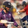England vs Scotland T20 ICC World Cup : Banton’s Heroics Guide England to Victory Over Resilient Scotland