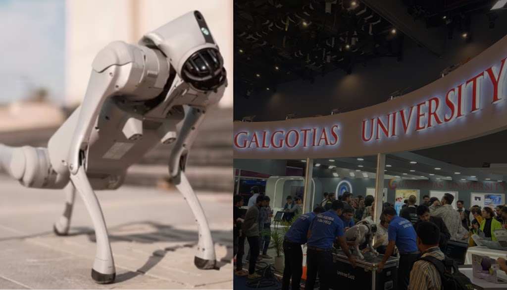 "National Embarrassment: Galgotias University Stall Goes Dark Amid Chinese Robodog Controversy"
