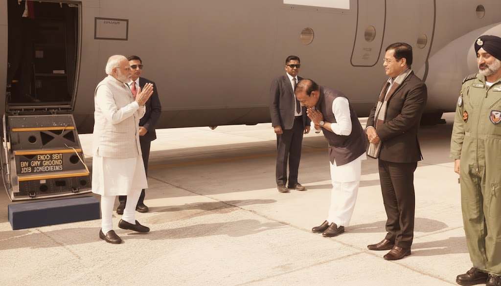 PM Modi Charts New Strategic Heights: Historic C-130J Touchdown on Assam’s First Highway Airstrip