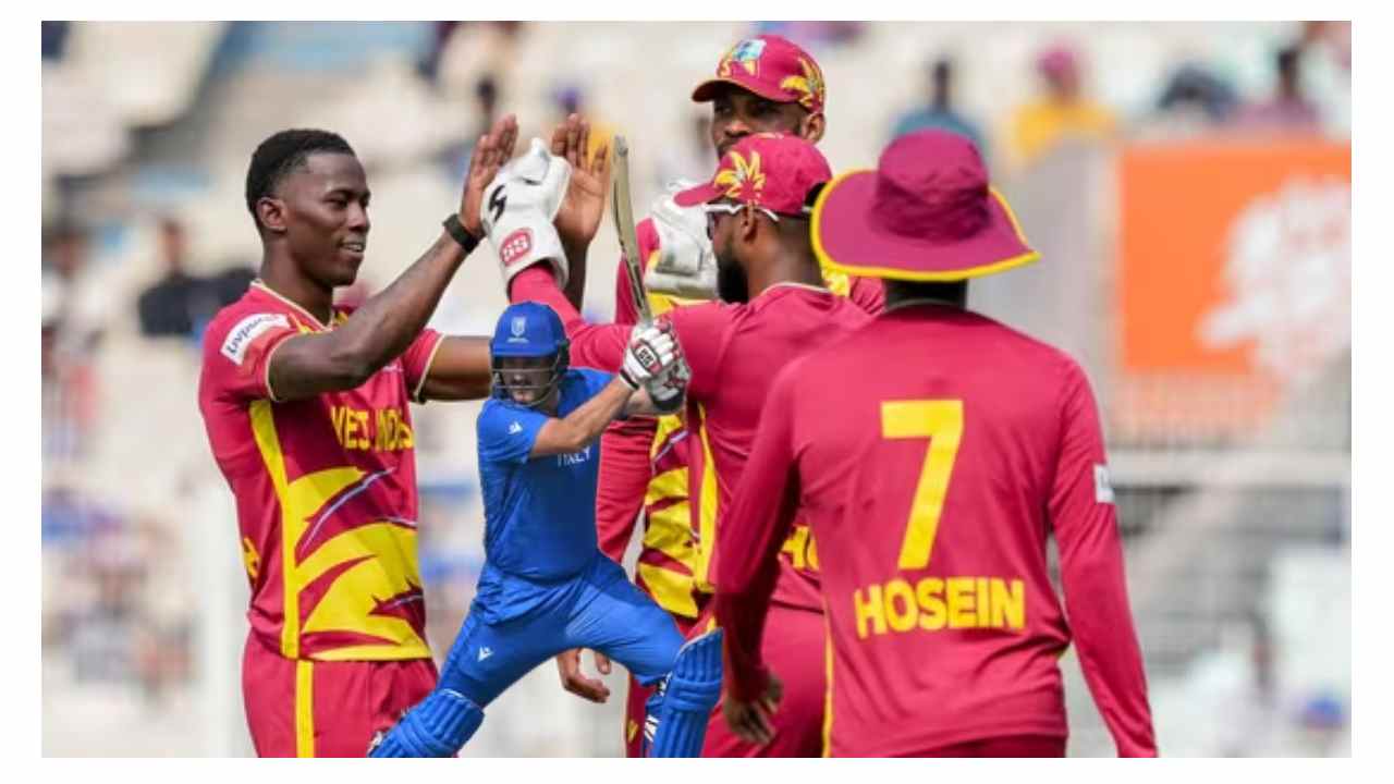 West Indies vs Italy T20 ICC World Cup : Hope and Joseph Shine as West Indies Brush Aside Italy