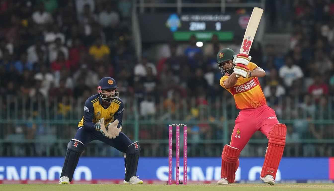Zimbabwe vs Sri Lanka T20 ICC World Cup : Bennett and Raza Script Historic Win Over Sri Lanka