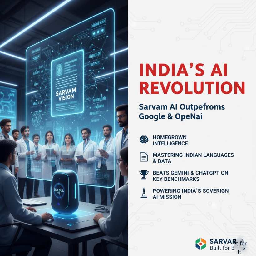 India’s AI Revolution: How Bengaluru’s Sarvam AI Just Outperformed Google Gemini and ChatGPT