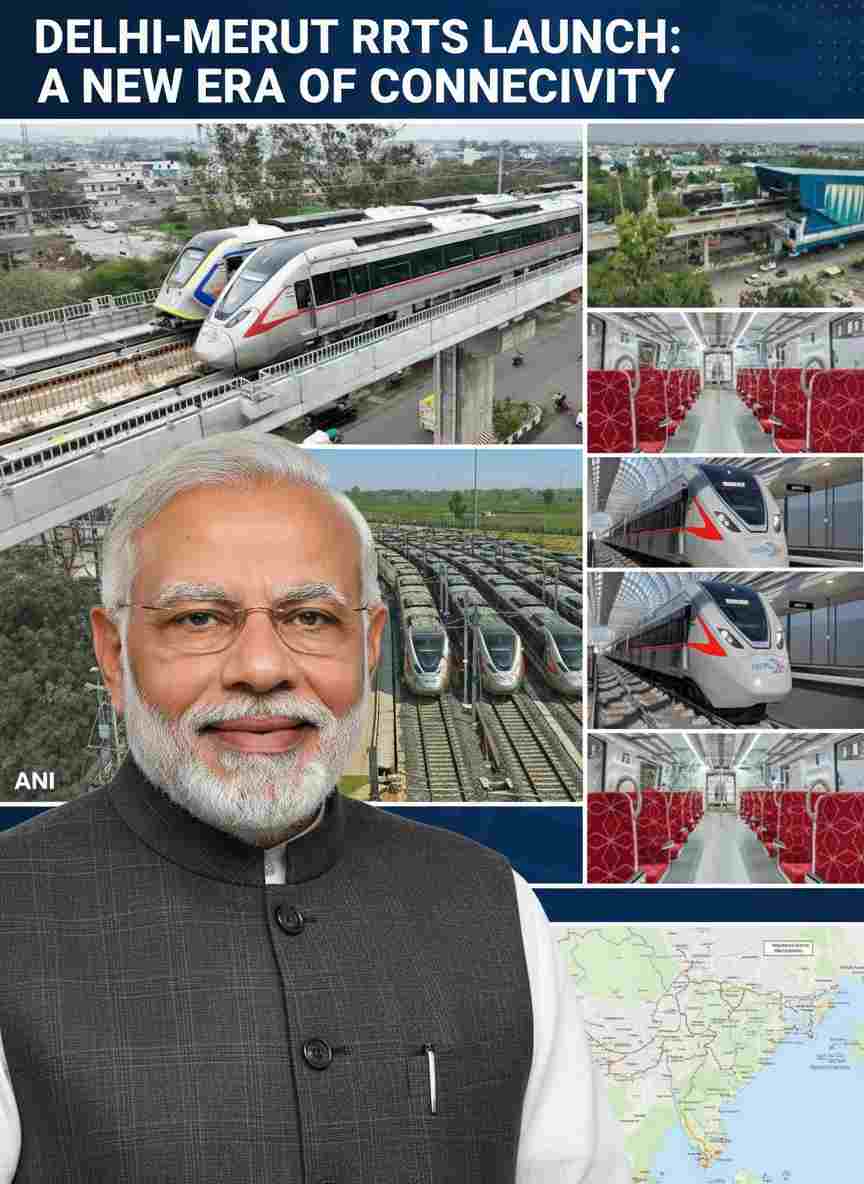 India’s Mobility Milestone: Everything You Need to Know About the Delhi-Meerut Namo Bharat RRTS and Meerut Metro Launch by PM Modi