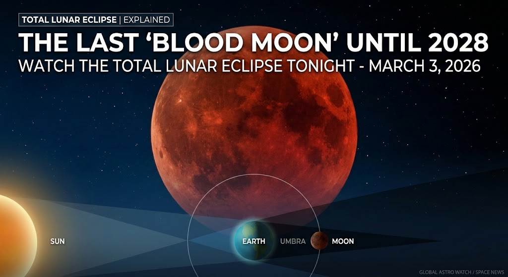 The Last "Blood Moon" Until 2028: A Global Guide to Tonight’s Total Lunar Eclipse A Global Guide to Tonight’s Total Lunar Eclipse