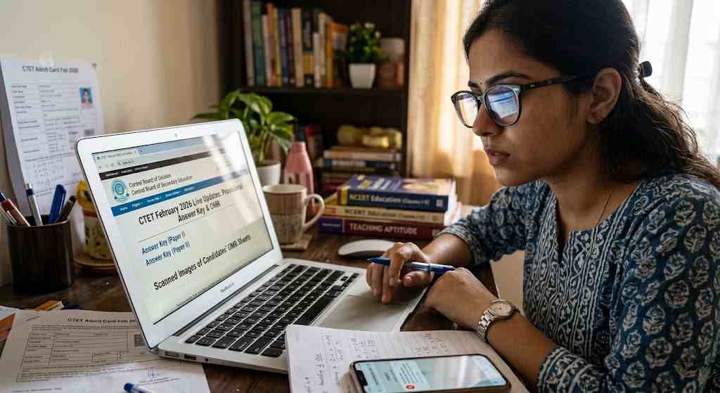 CTET Answer Key 2026 Updates: CBSE Releases Provisional Key and Scanned OMR Sheets at ctet.nic.in