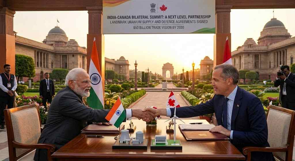 India and Canada Seal "New Era" Pact: Landmark Uranium Deal and $50bn Trade Vision Reset Ties