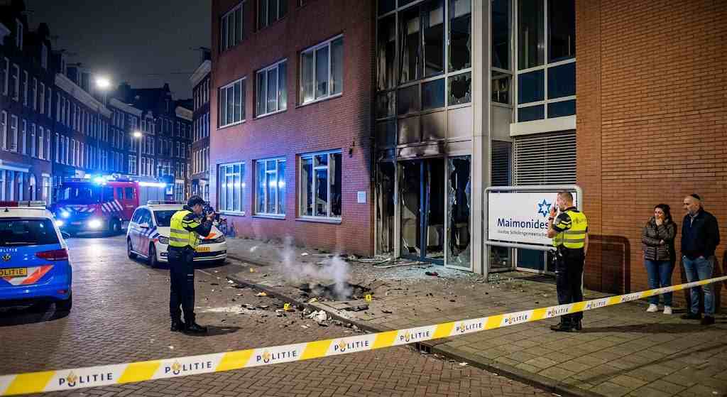 Surge in Antisemitic Violence: Explosion Rocks Amsterdam Jewish School in 'Targeted' Attack