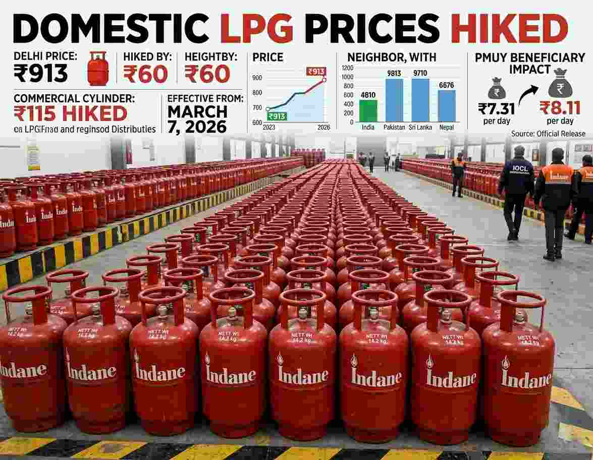 India Navigates Global Energy Volatility: Domestic LPG Prices Hiked by ₹60 Amidst Efforts to Buffer Consumers