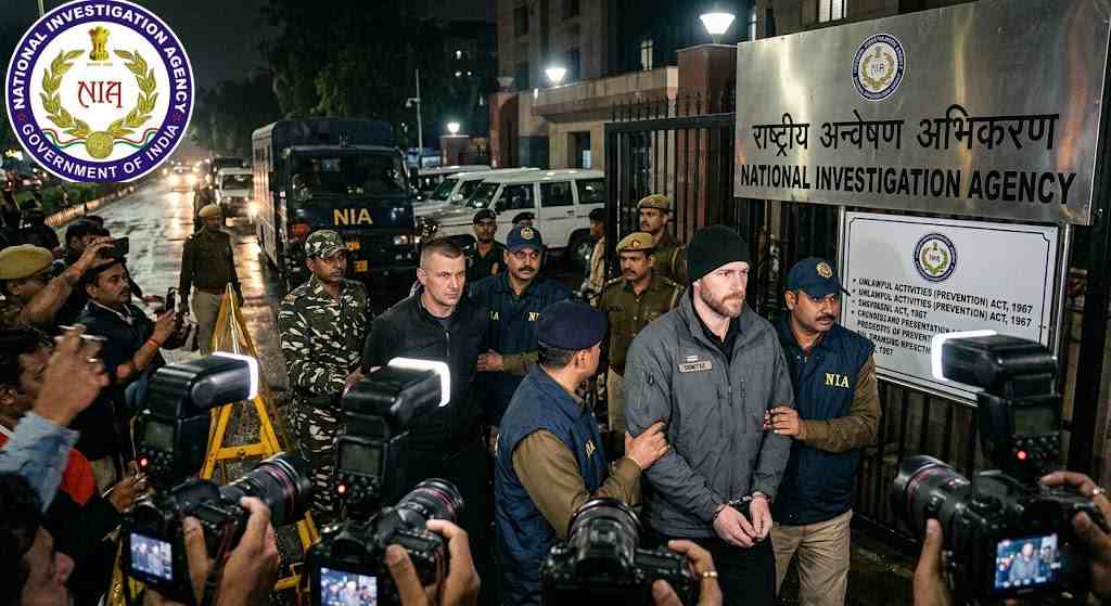 NIA Busts Global Mercenary Network: US National and 6 Ukrainians Held Under UAPA