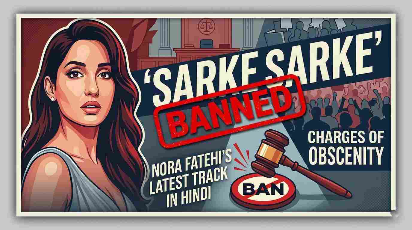 The Storm Over "Sarke Sarke": Nora Fatehi’s Latest Track Banned in Hindi Amid Charges of Obscenity
