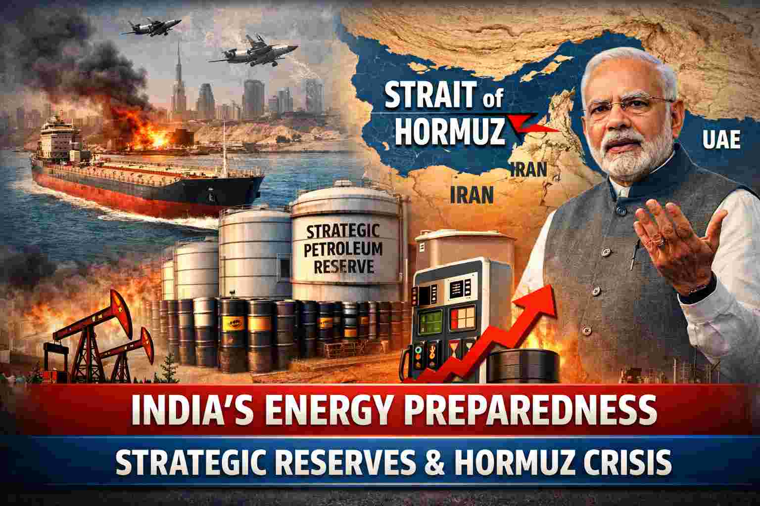 "PM Modi Reassures Nation: India’s 74-Day Oil Buffer and Diversified Strategy Ensure No Fuel Crisis Despite Global Tensions"