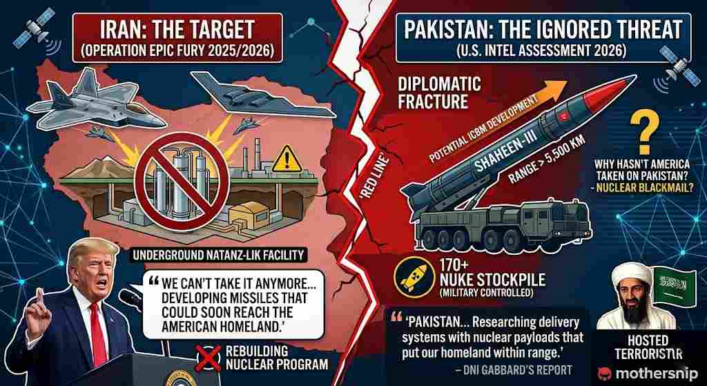 Trump’s Nuclear Blind Spot: Why the U.S. Targets Iran While Pakistan Builds ICBMs