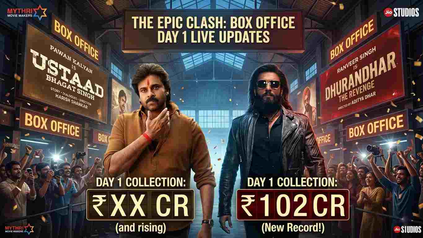 Ustaad Bhagat Singh Box Office Day 1: Pawan Kalyan Stumbles as the 'Dhurandhar 2' Tsunami Sweeps the Nation