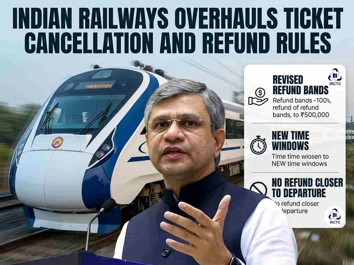 Reform Express 2026: Indian Railways Overhauls Ticket Cancellation and Refund Rules