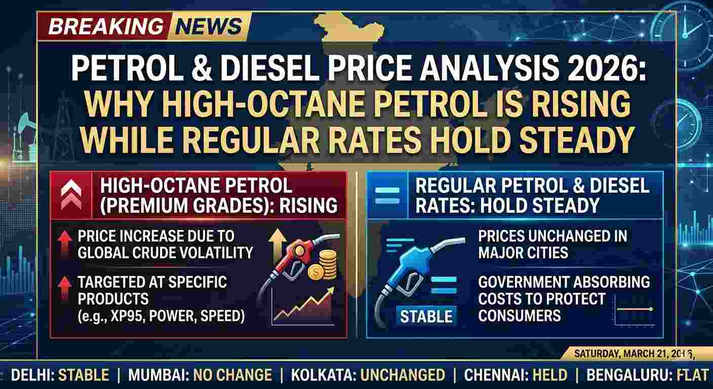 Petrol, Diesel price today Price Analysis 2026: Why High-Octane Petrol is Rising While Regular Rates Hold Steady
