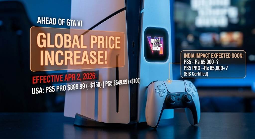 Sony Announces Massive PS5 Price Hike: Global Rates Soar Ahead of GTA VI