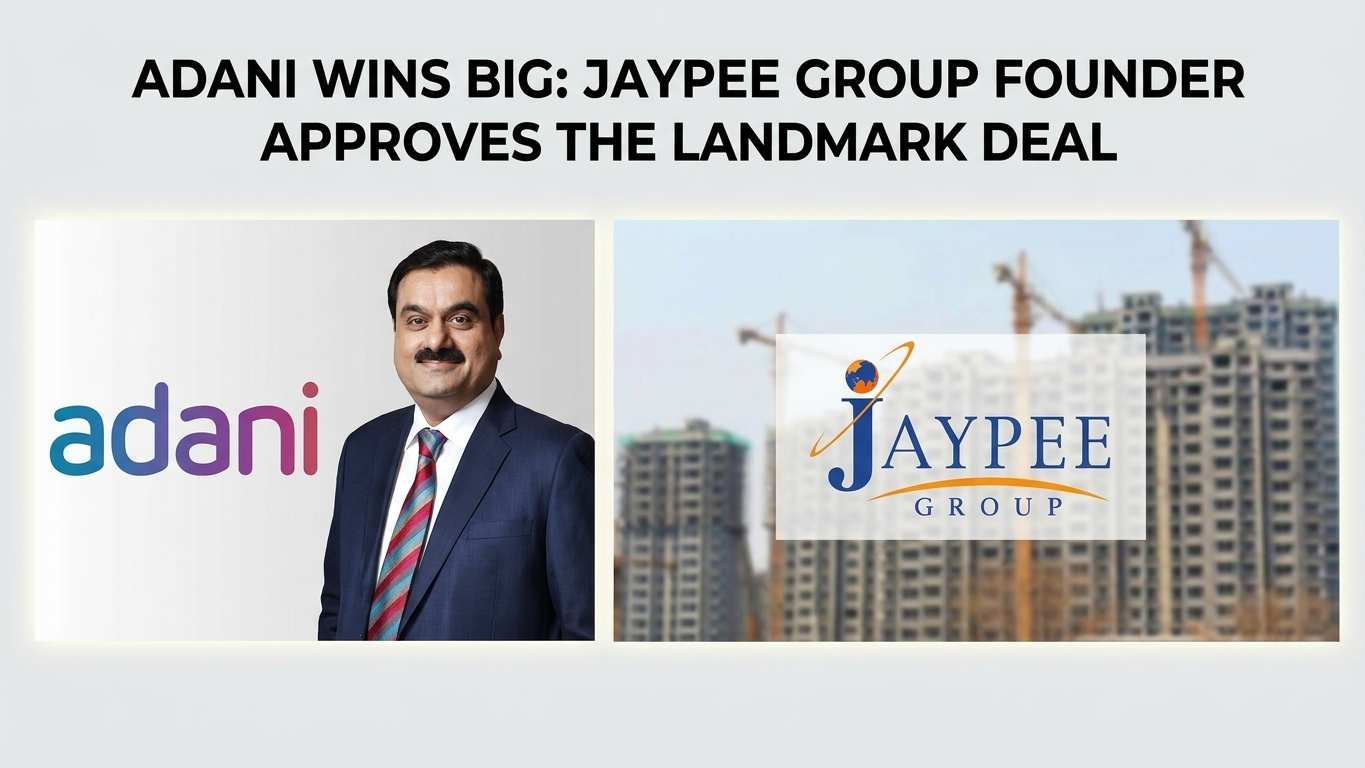 Adani Wins Big: Jaypee Group Founder Approves the Landmark Deal