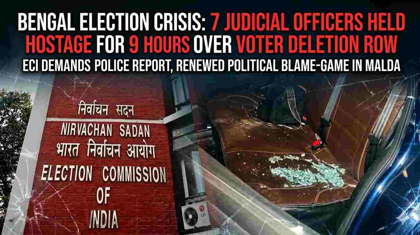 Democracy Under Duress: 7 Judicial Officers Held Hostage for 9 Hours in Bengal Over Voter Deletion Row