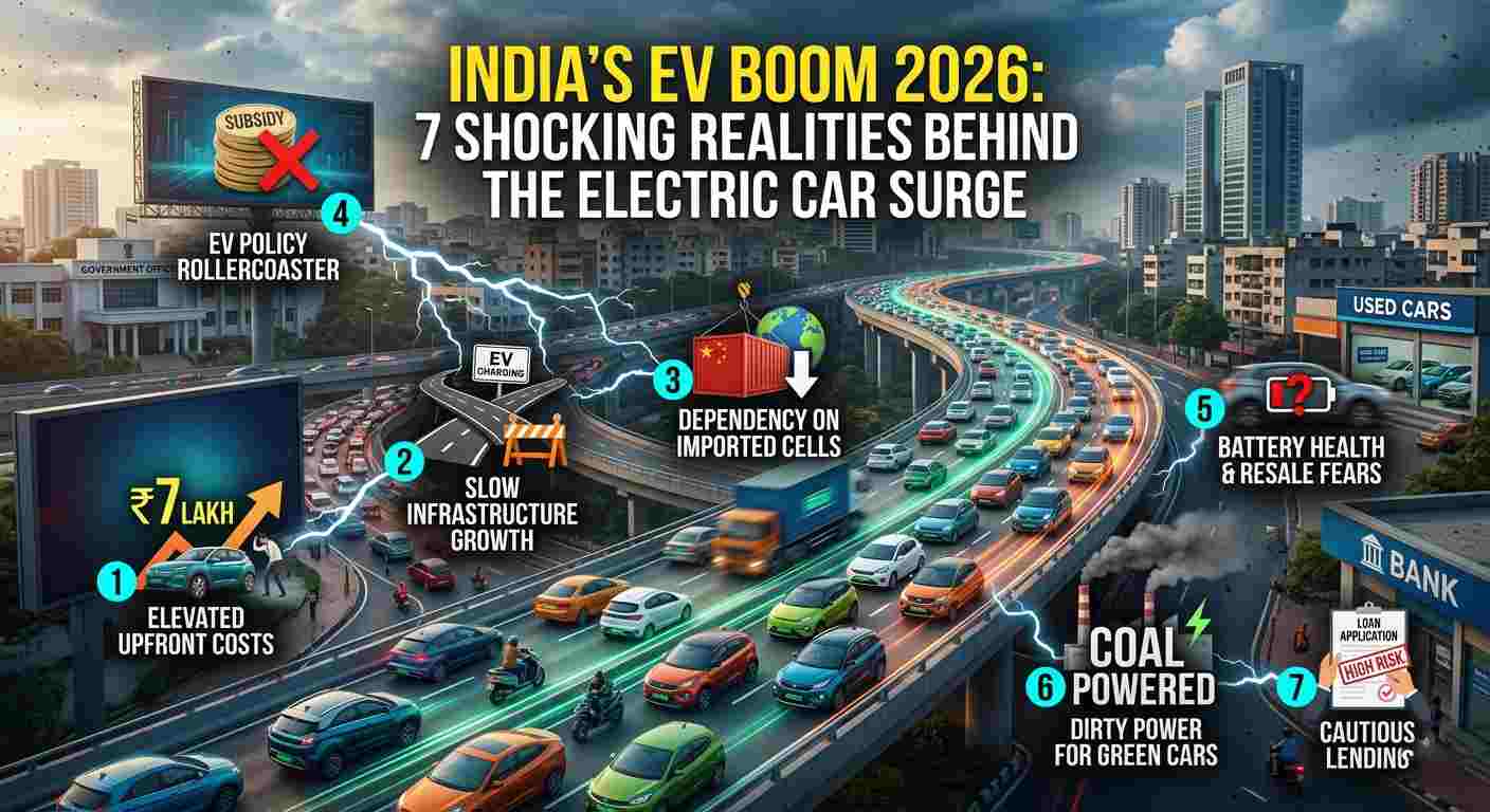 India’s EV Boom 2026: 7 Shocking Realities Behind the Electric Car Surge