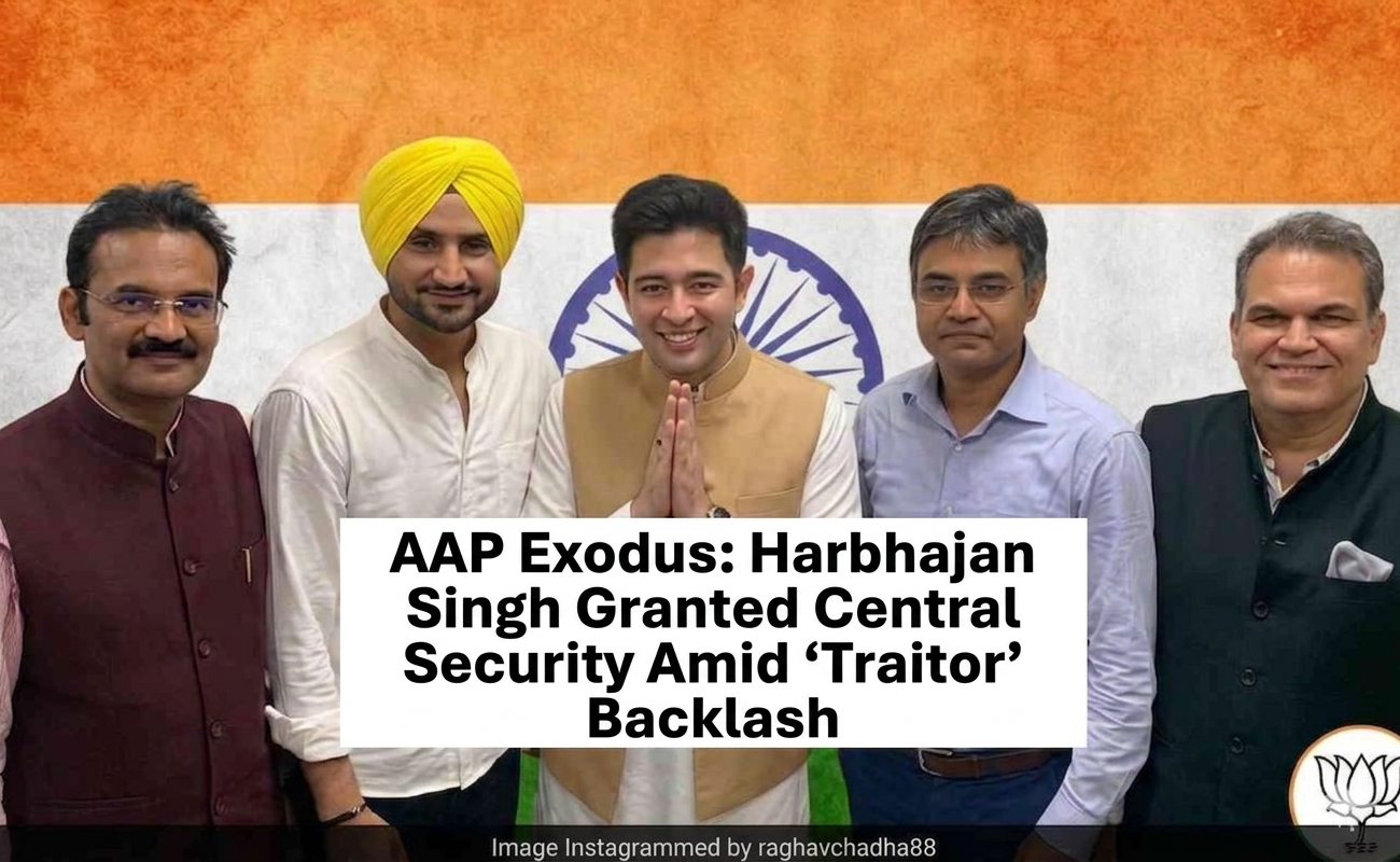 AAP Exodus: Harbhajan Singh Granted Central Security Amid "Traitor" Backlash