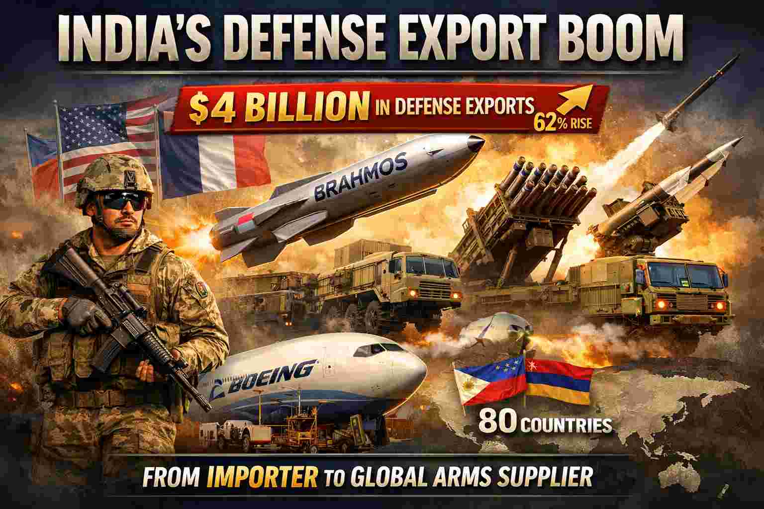 The Dragon Slayer: How India’s Arms Exports Hit a Historic $4.6 Billion High
