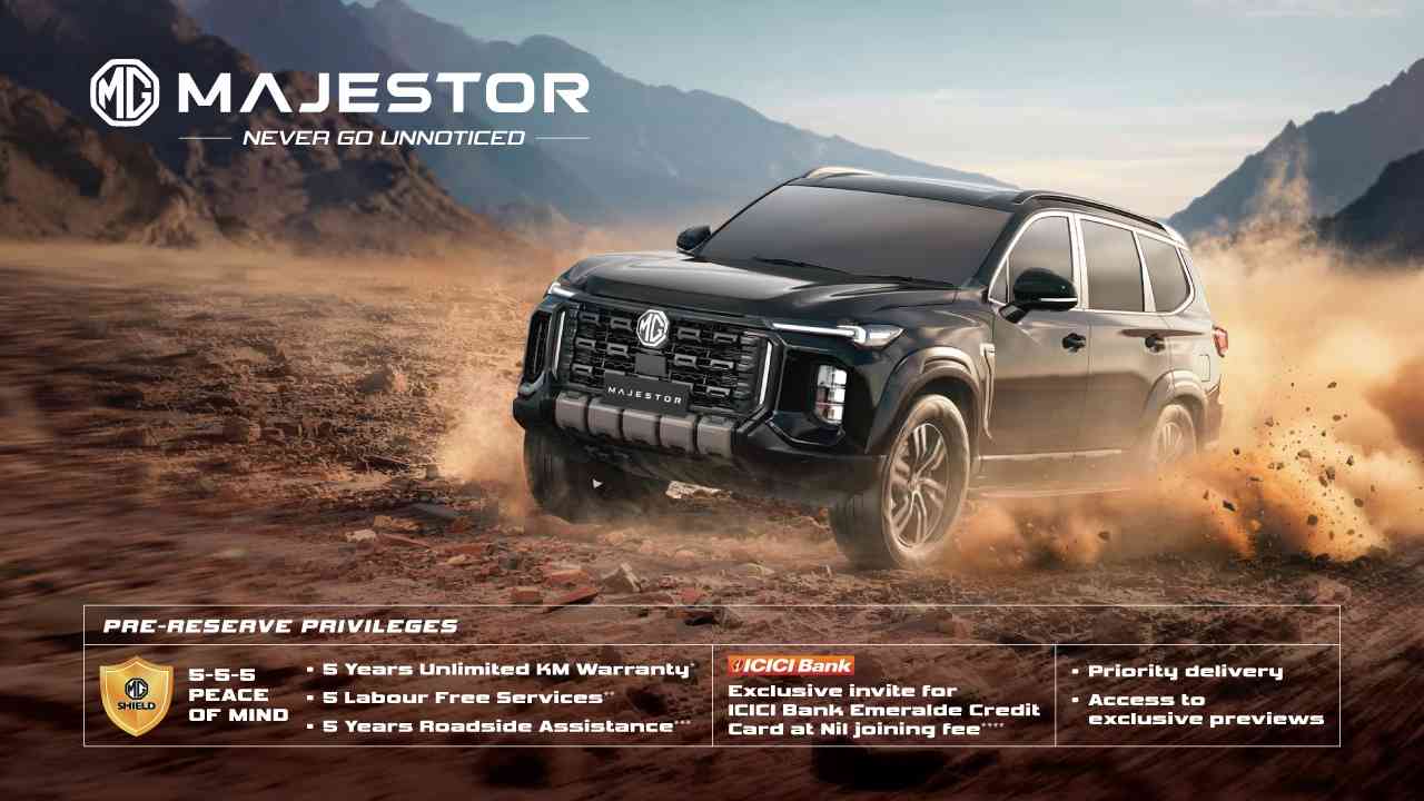 MG Majestor Sets 1st Guinness World Record for Heaviest Train Pulled : The New King of Premium SUVs Launches April 20!