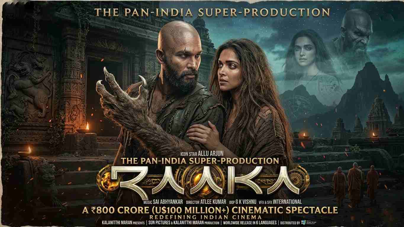 Raaka : 7 Mind-Blowing Facts About Allu Arjun and Deepika Padukone’s ₹800 Crore Mega Spectacle