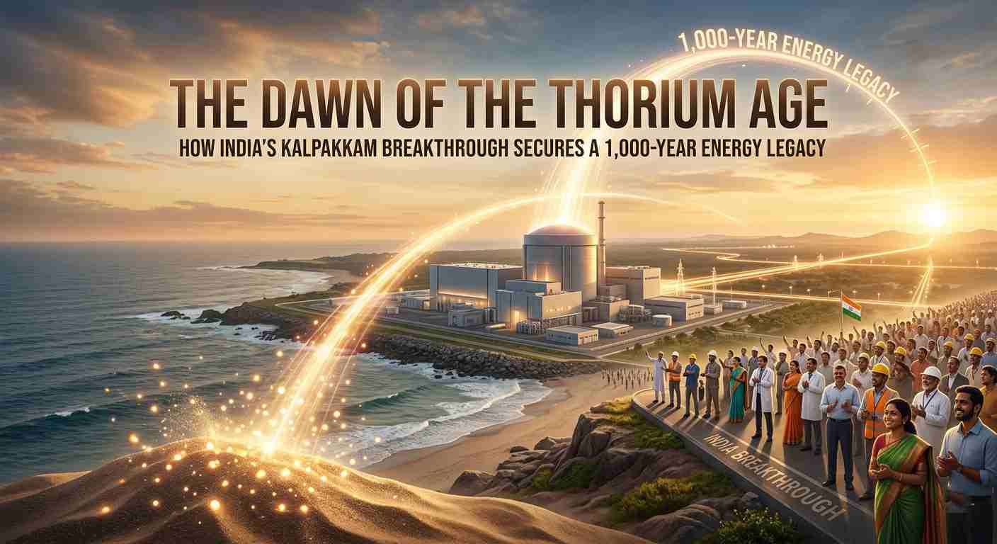 The Dawn of the Thorium Age: How India’s Kalpakkam Breakthrough Secures a 1,000-Year Energy Legacy