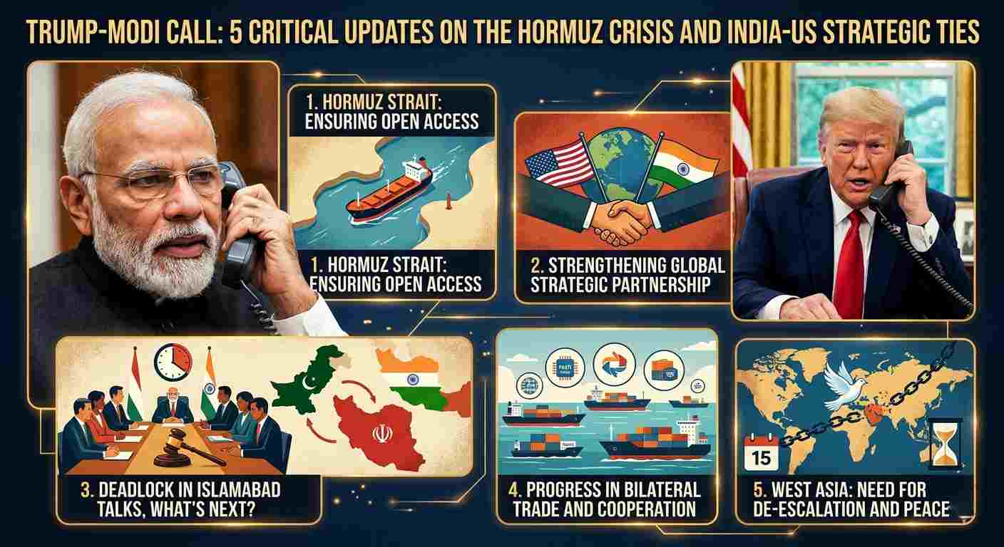 Trump-Modi Call: 5 Critical Updates on the Hormuz Crisis and India-US Strategic Ties