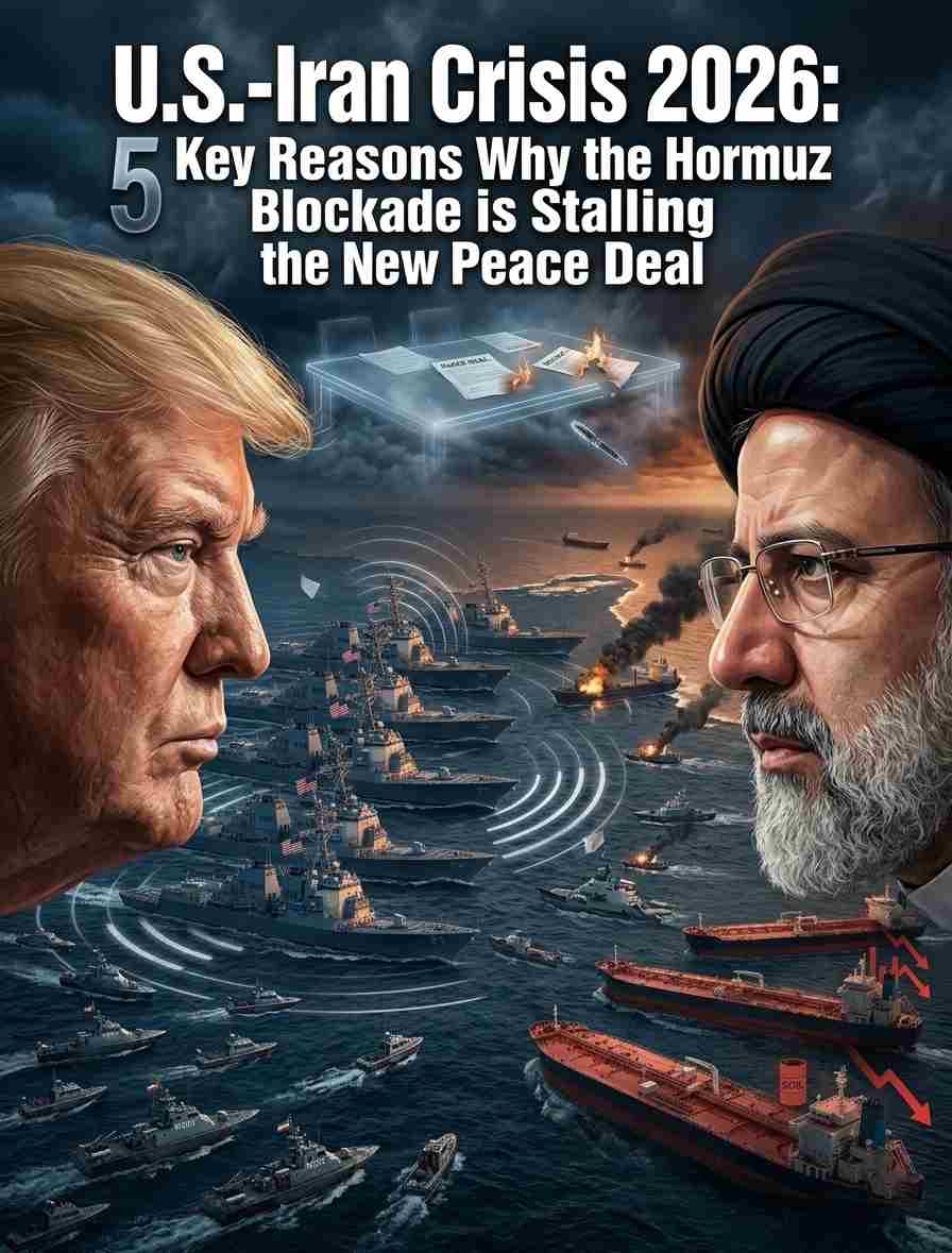 U.S.-Iran Crisis 2026: 5 Key Reasons Why the Hormuz Blockade is Stalling the New Peace Deal
