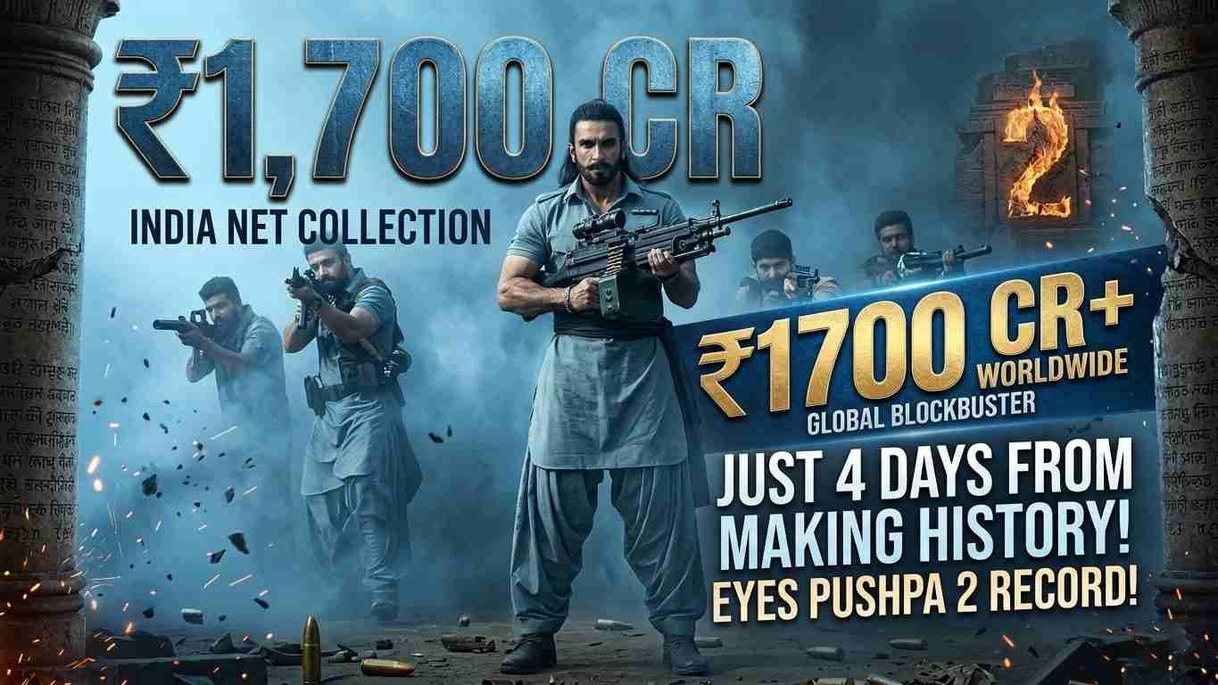 Dhurandhar 2 Box Office Day 26: Ranveer Singh Starrer 4 Days Away From History; Eyes Pushpa 2 Record After Crossing Rs 1700 Cr