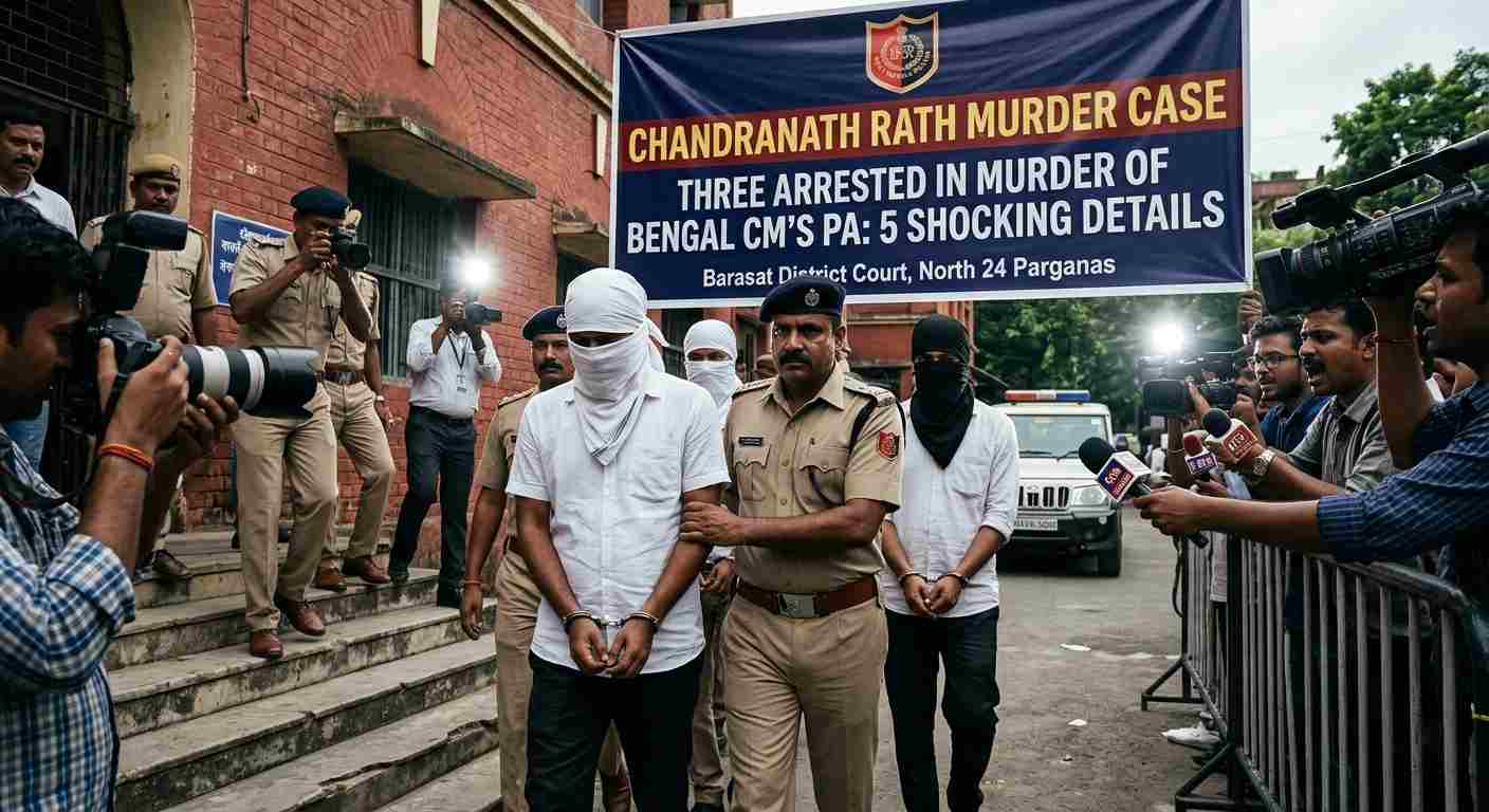 Chandranath Rath Murder Case Three Arrested in Murder of Bengal CM’s PA: 5 Shocking Details