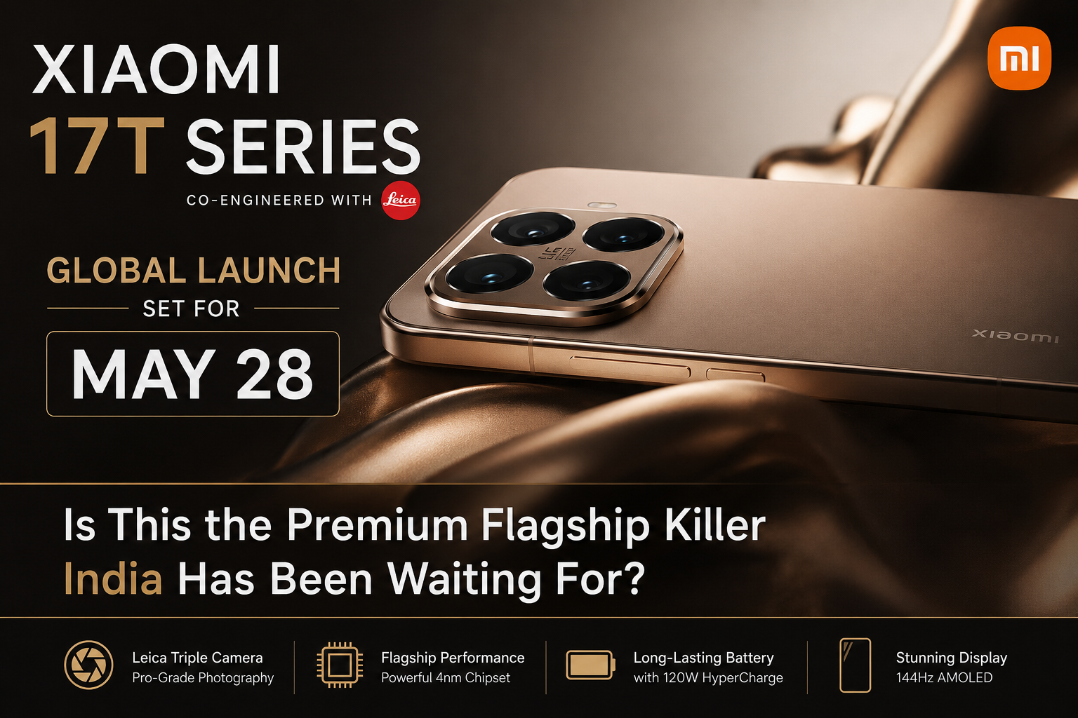 Xiaomi 17T Series Global Launch Set for May 28: Is This the Premium Flagship Killer India Has Been Waiting For?