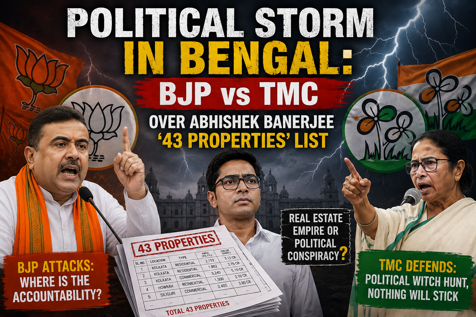 Sensational Abhishek Banerjee 43 properties Dispute: 1 Big Twist Sparks Chaos