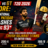 RCB vs GT T20 2026 Score: Sensational Rajat Patidar Smashes Heroic 93* as Royal Challengers Bengaluru Crush Gujarat Titans to Enter Final