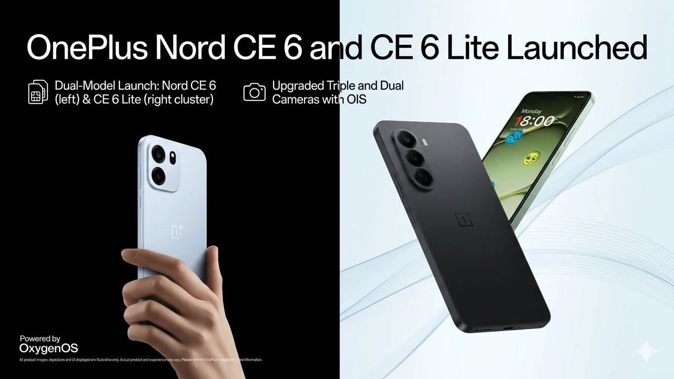 OnePlus Nord CE 6 and CE 6 Lite Launched: 5 Game-Changing Features You Can't Ignore