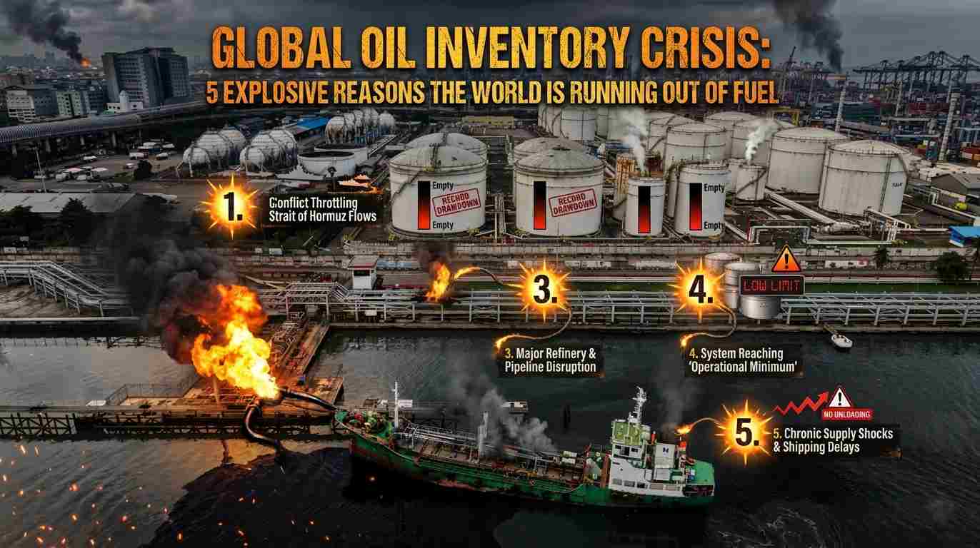 Global Oil Inventory Crisis: 5 Explosive Reasons the World Is Running Out of Fuel