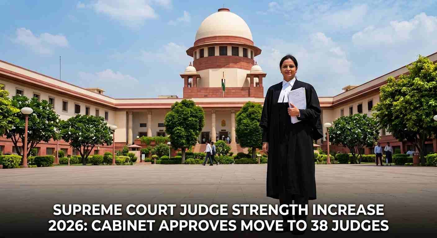 Supreme Court Judge Strength Increase 2026: Cabinet Approves Move to 38 Judges