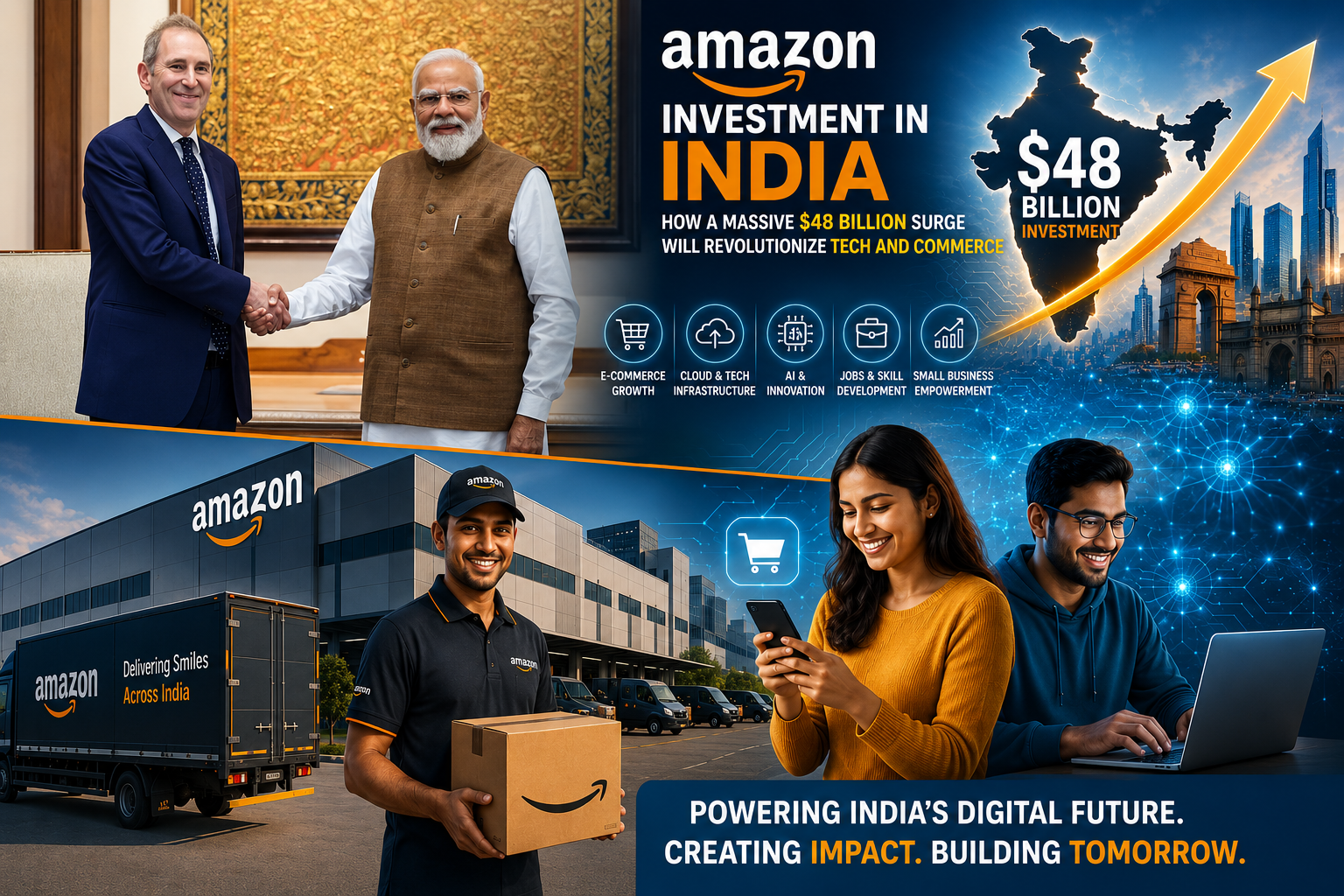 Amazon Investment in India: How a Massive $48 Billion Surge Will Revolutionize Tech and Commerce