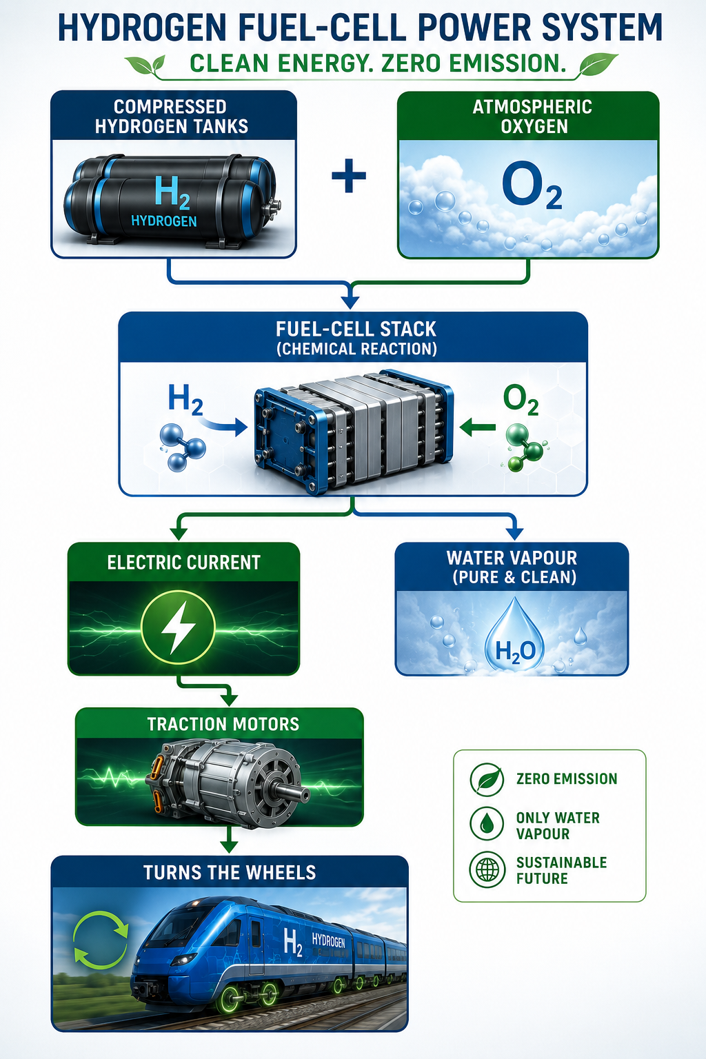 Hydrogen Fuel Cells Work