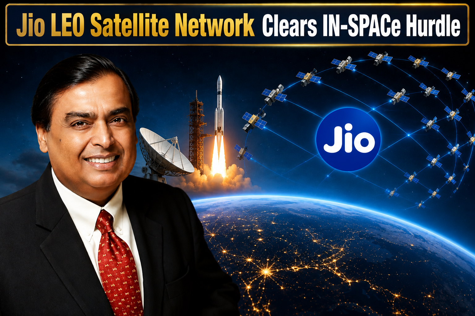 Jio LEO Satellite Network Clears IN-SPACe Hurdle: 1,600-Fleet Constellation Explained