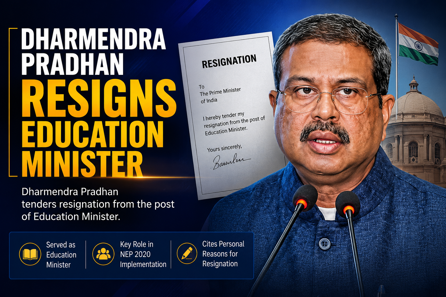 Dharmendra Pradhan Resigns 2026: 7 Shocking Reasons Behind Education Minister’s Historic Exit