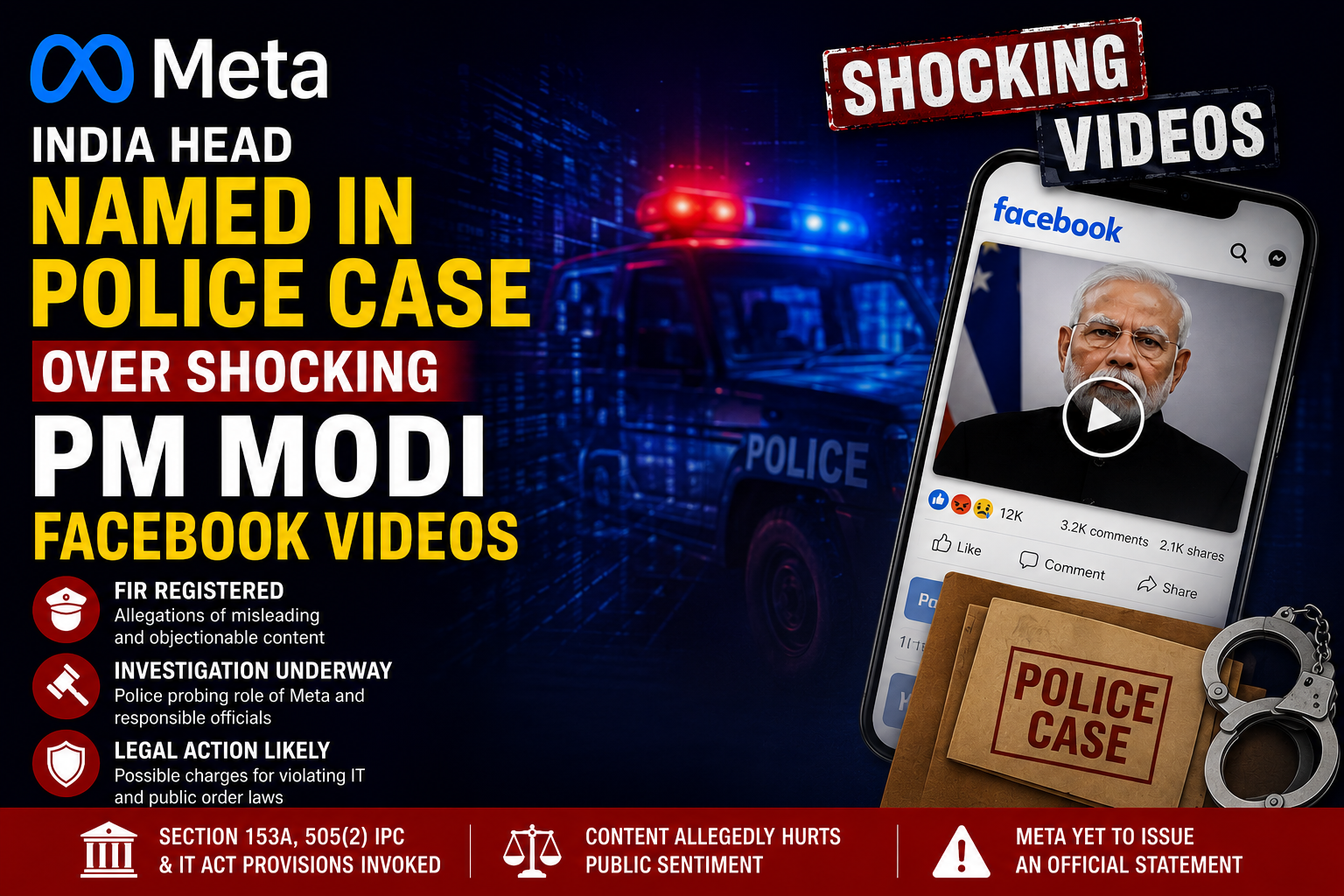 Meta India Head Named in Police Case Over Shocking PM Modi Facebook Videos