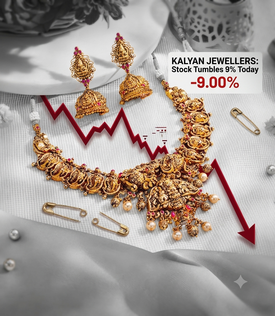 Kalyan Jewellers share price Tumbles 9% in Dramatic Market Shock