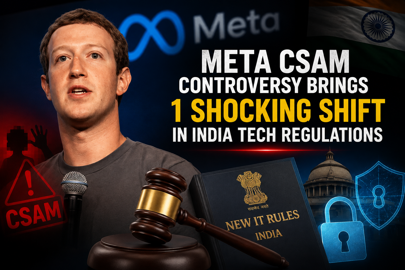 Meta CSAM Controversy Brings 1 Shocking Shift in India Tech Regulations