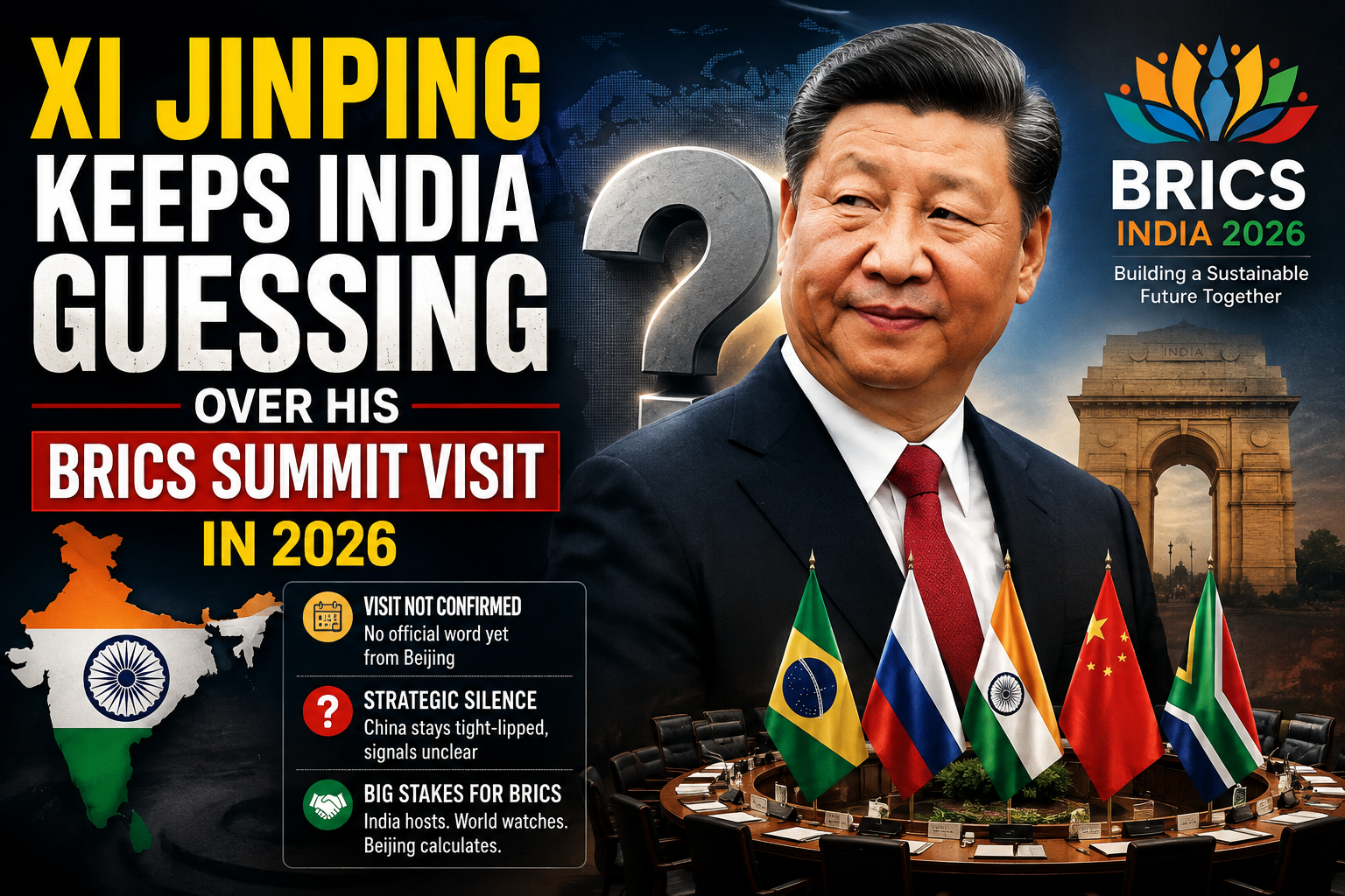 Why Xi Jinping Keeps India Guessing Over His BRICS Summit Visit in 2026