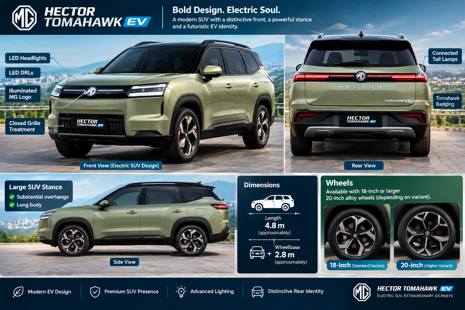 MG Hector Tomahawk EV